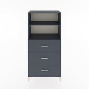 Woodntry Modular Cabinet Anthracite 88x44x170 cm with Drawers and Shelves CR52-2