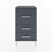 Woodntry Modüler Komodin Üç Çekmeceli V1 44x30x68 cm Antrasit - Woodntry