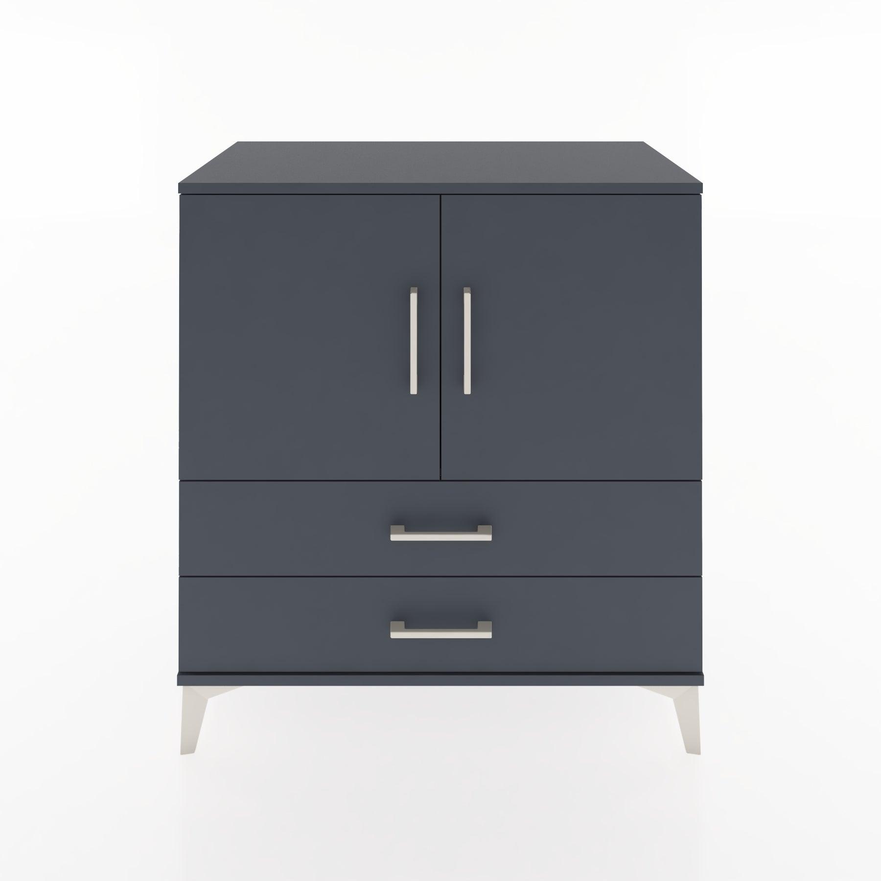 Woodntry Modular Dresser Anthracite 88x44x84 cm with Cover and Drawer KC24-2