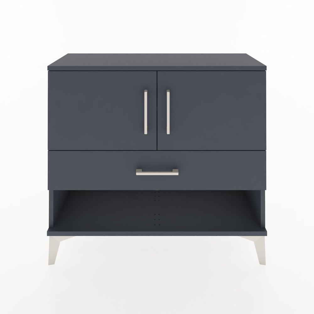 Woodntry Modüler Şifonyer Kapak ve Çekmeceli V4 88x30x68 cm Antrasit - Woodntry