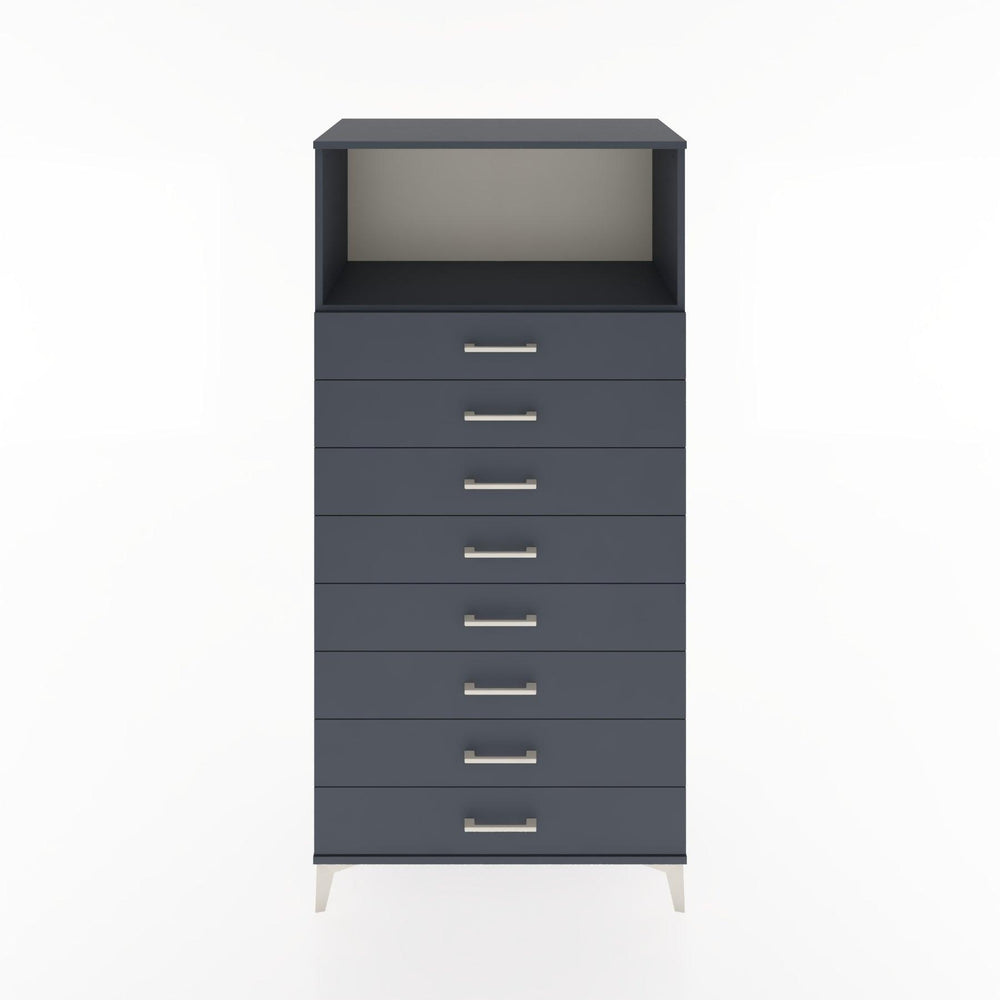 Woodntry Modular Cabinet Anthracite 88x44x170 cm with Drawers and Shelves CR32-2