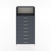 Woodntry Modular Cabinet Anthracite 88x44x170 cm with Drawers and Shelves CR32-2