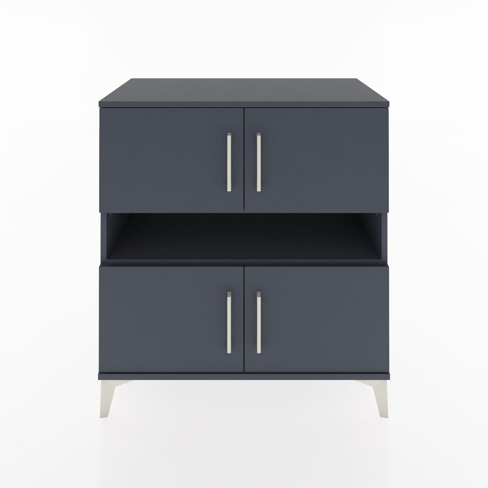 Woodntry Modular Dresser Anthracite 88x44x84 cm with Cover and Shelf KR104-2