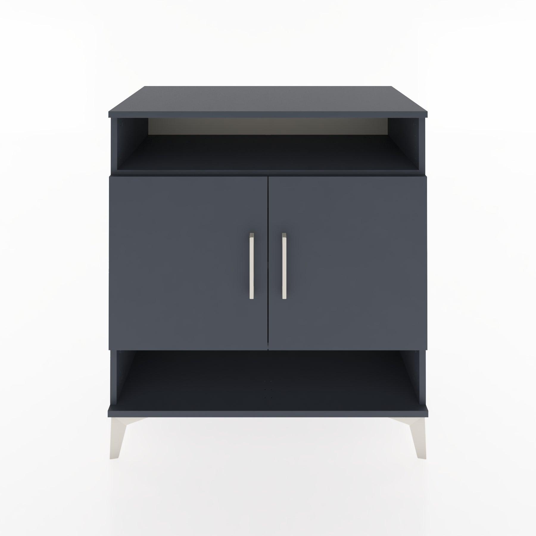 Woodntry Modular Dresser Anthracite 88x44x84 cm with Cover and Shelf KR68-2
