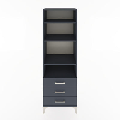Woodntry Modular Cabinet Anthracite 60x44x170 cm with Drawers and Shelves CR37-2