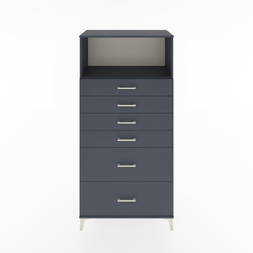 Woodntry Modular Cabinet Anthracite 88x44x170 cm with Drawers and Shelves CR45-2