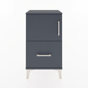 Woodntry Modüler Komodin Çekmece ve Kapaklı V2 44x30x68 cm Antrasit - Woodntry