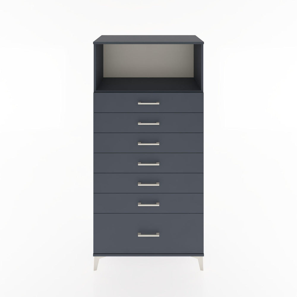 Woodntry Modular Cabinet Anthracite 88x44x170 cm with Drawers and Shelves CR38-2