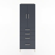 Woodntry Modular Cabinet Anthracite 60x44x170 cm with Doors and Drawers KC13-2