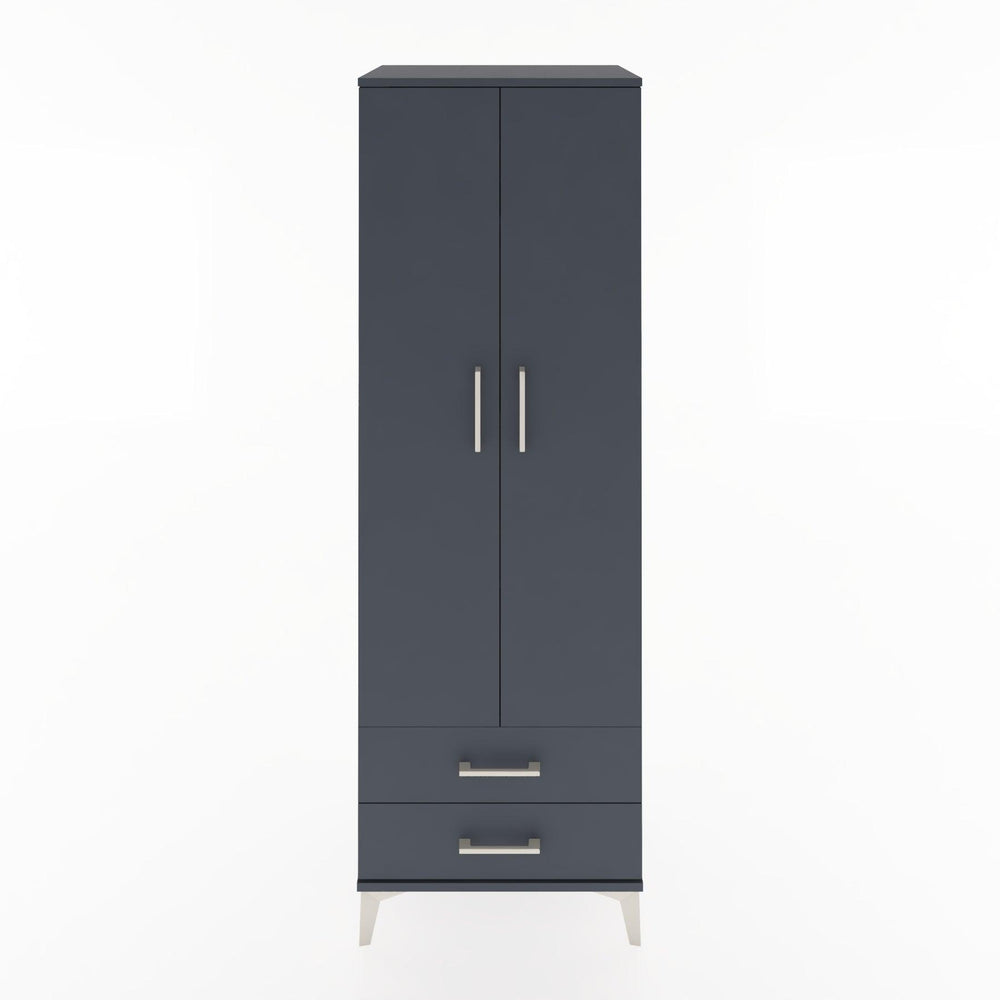Woodntry Modular Cabinet Anthracite 60x44x170 cm with Doors and Drawers KC7-2