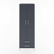 Woodntry Modular Cabinet Anthracite 60x44x170 cm with Doors and Drawers KC7-2