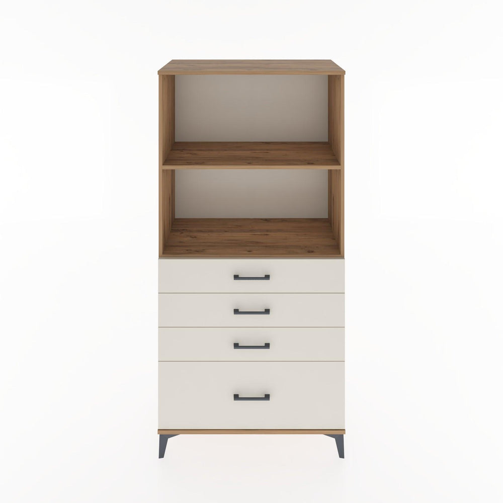 Woodntry Modular Cabinet Pine 88x44x170 cm with Drawers and Shelves CR41-3