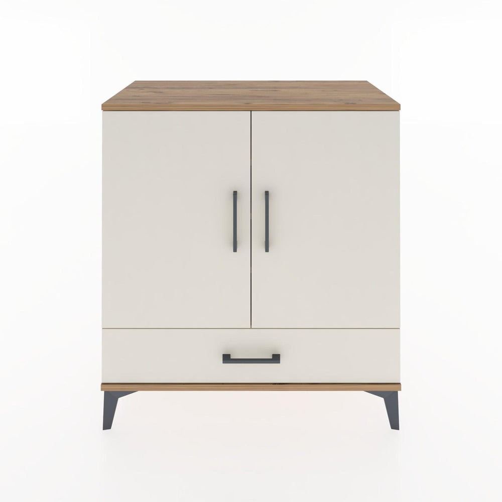 Woodntry Modüler Şifonyer Çam 88x44x84 cm Kapaklı ve Çekmeceli KC70-3