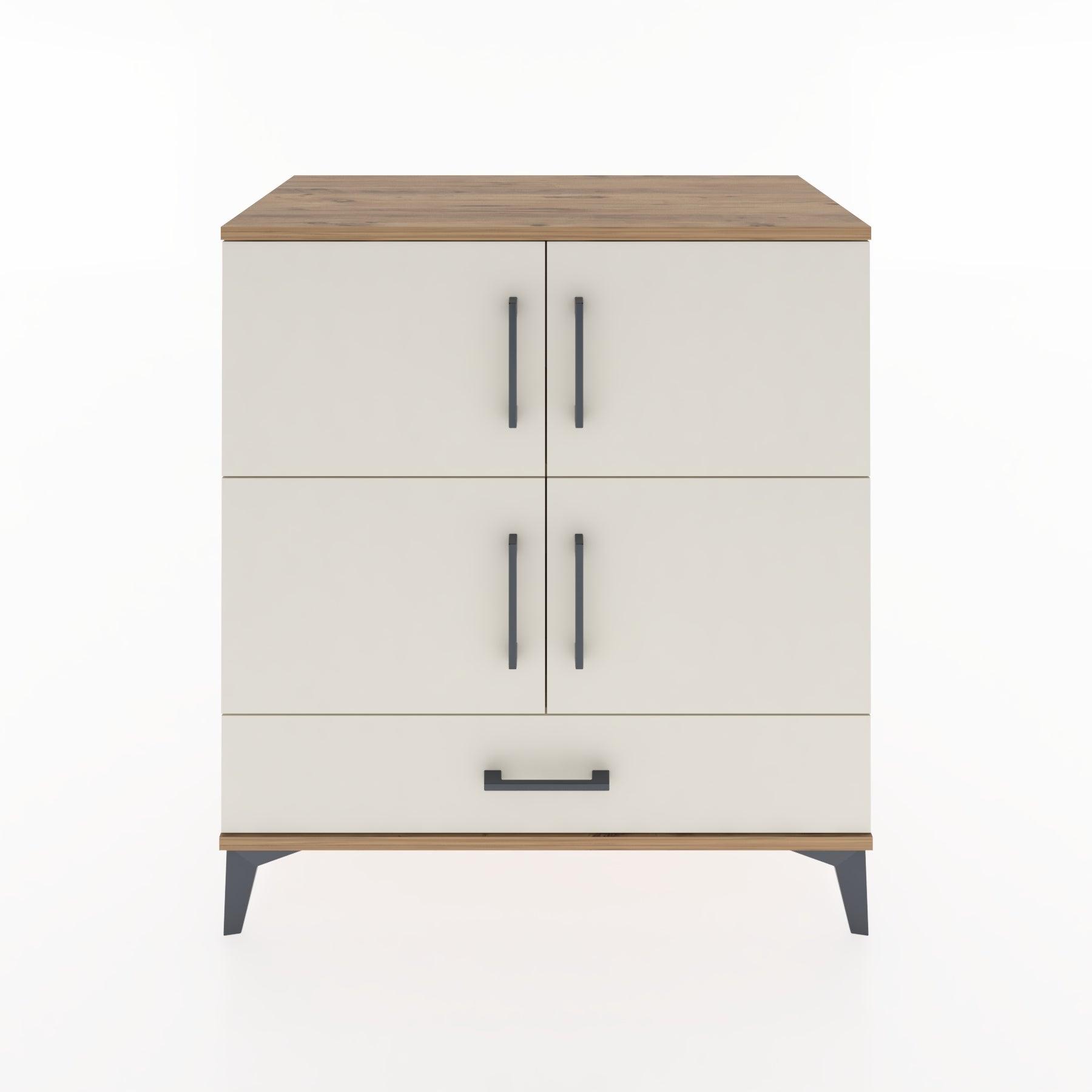 Woodntry Modular Dresser Pine 88x44x84 cm with Cover and Drawer KC92-3