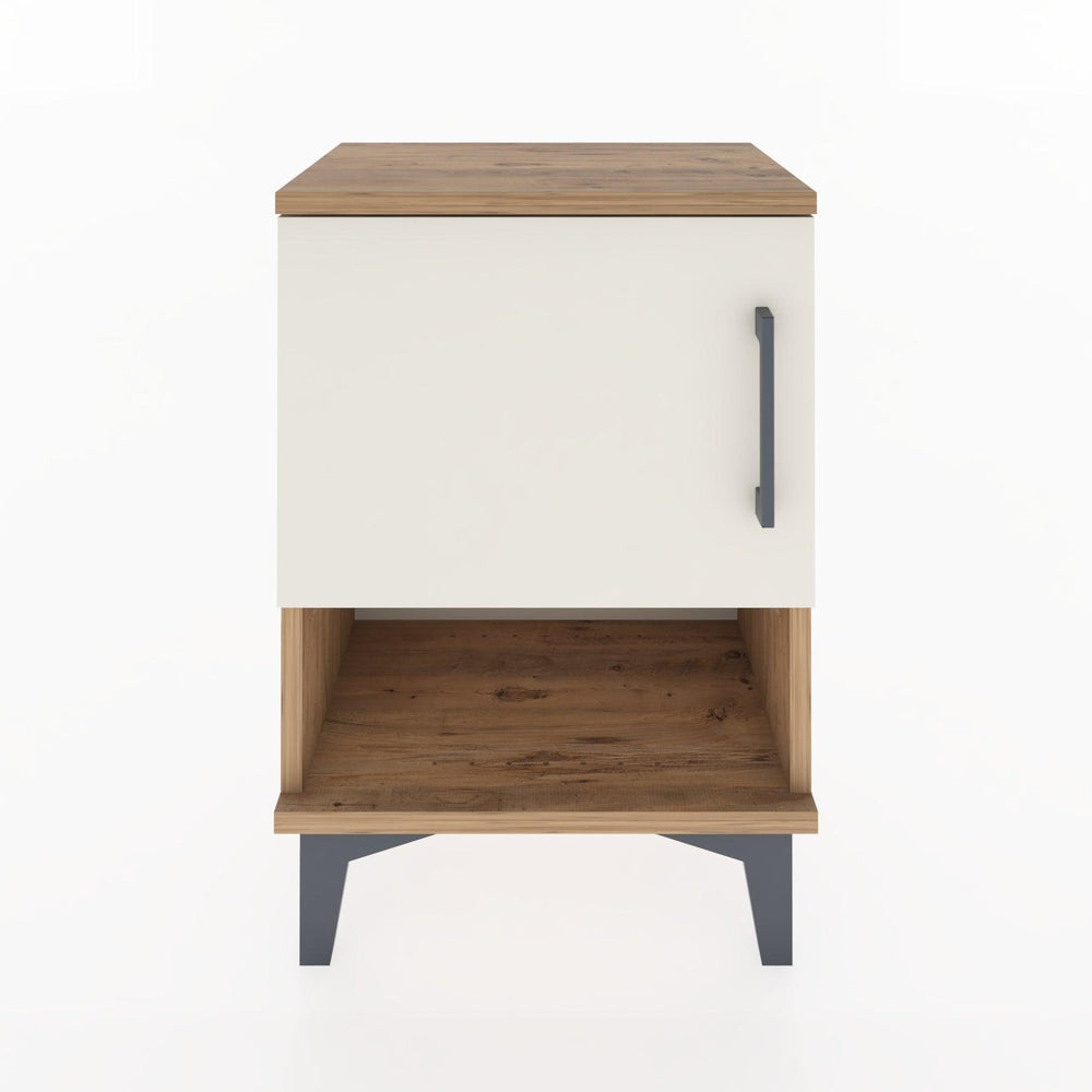 Woodntry Modüler Komodin Tek Kapak ve Raflı 44x30x52 cm Çam - Woodntry