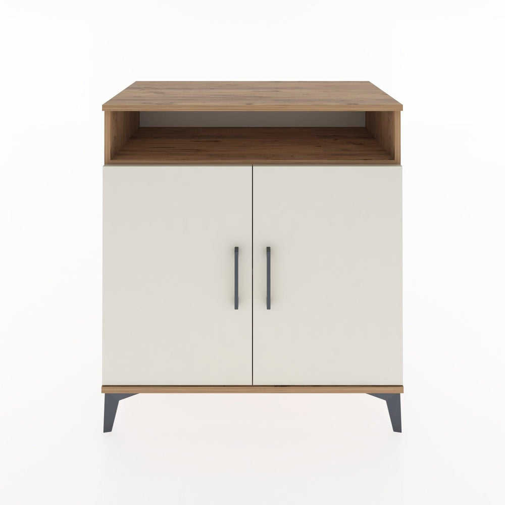 Woodntry Modüler Şifonyer Çam 88x44x84 cm Kapaklı ve Raflı KR84-3