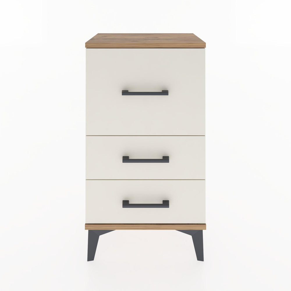 Woodntry Modüler Komodin Üç Çekmeceli V1 44x30x68 cm Çam - Woodntry