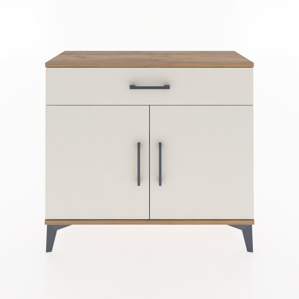 Woodntry Modüler Şifonyer Çekmece ve Kapaklı V1 88x30x68 cm Çam - Woodntry