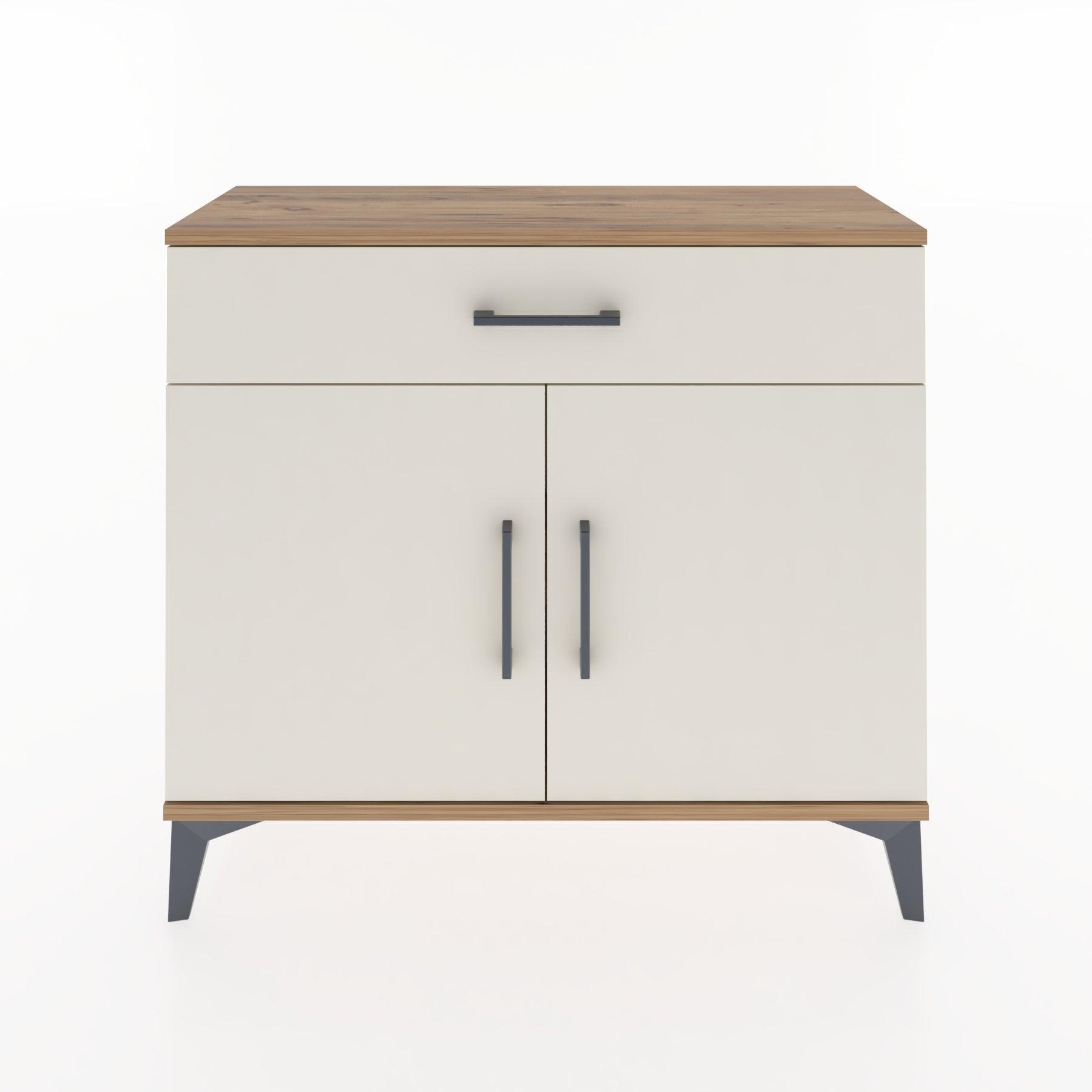 Woodntry Modüler Şifonyer Çekmece ve Kapaklı V1 88x30x68 cm Çam - Woodntry