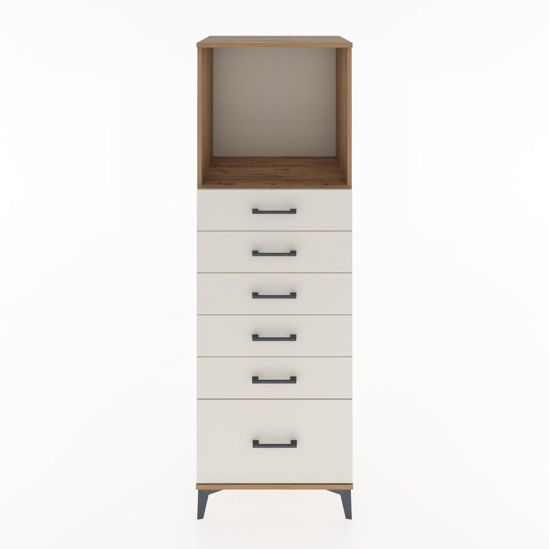 Woodntry Modular Cabinet Pine 60x44x170 cm with Drawers and Shelves CR39-3