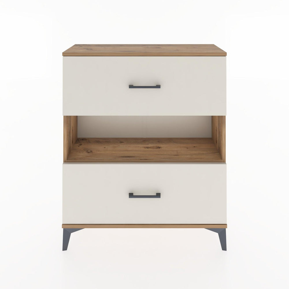 Woodntry Modüler Şifonyer Çam 88x30x94 cm Çekmeceli ve Raflı CR17-3