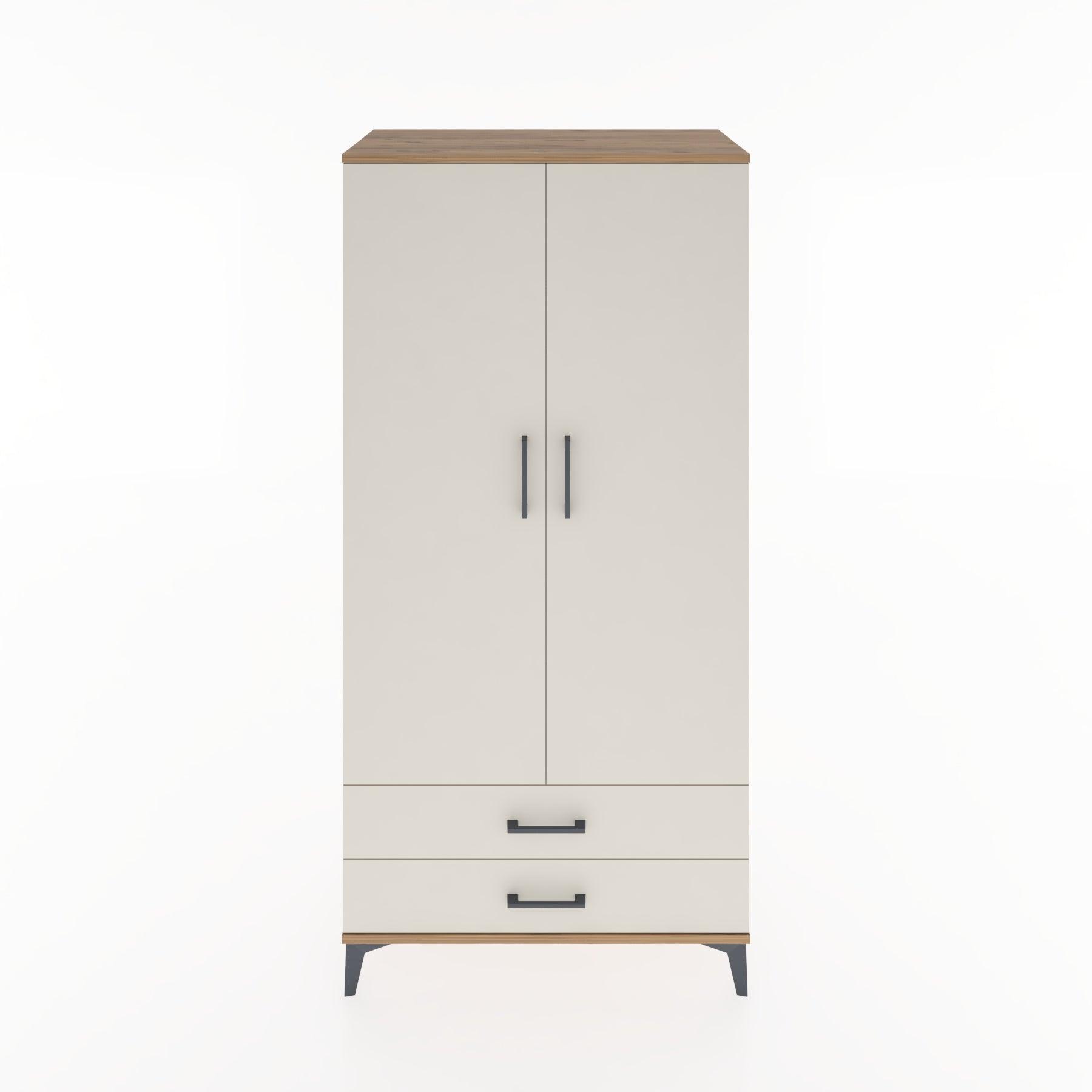 Woodntry Modular Cabinet Pine 88x44x170 cm with Doors and Drawers KC29-3