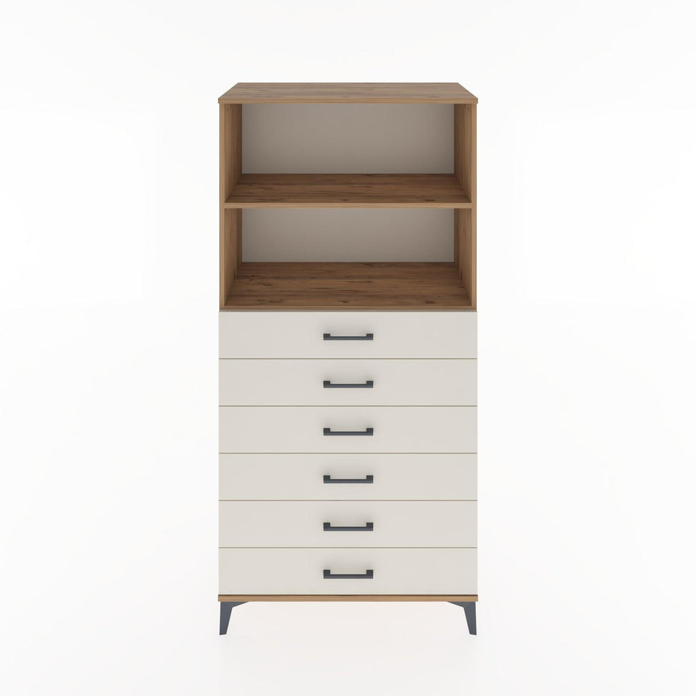 Woodntry Modular Cabinet Pine 88x44x170 cm with Drawers and Shelves CR34-3