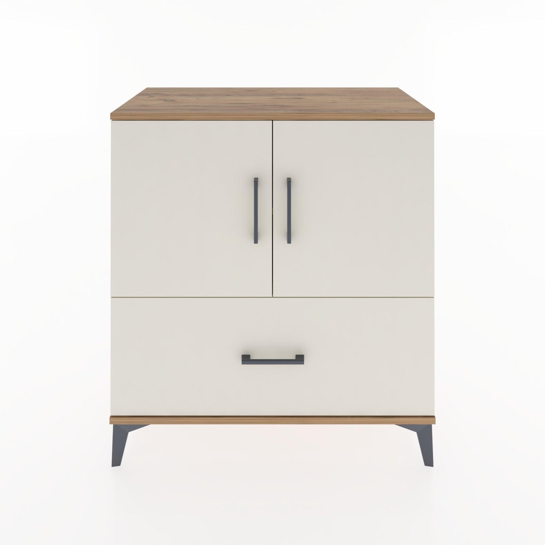 Woodntry Modular Dresser Pine 88x44x84 cm with Cover and Drawer KC47-3