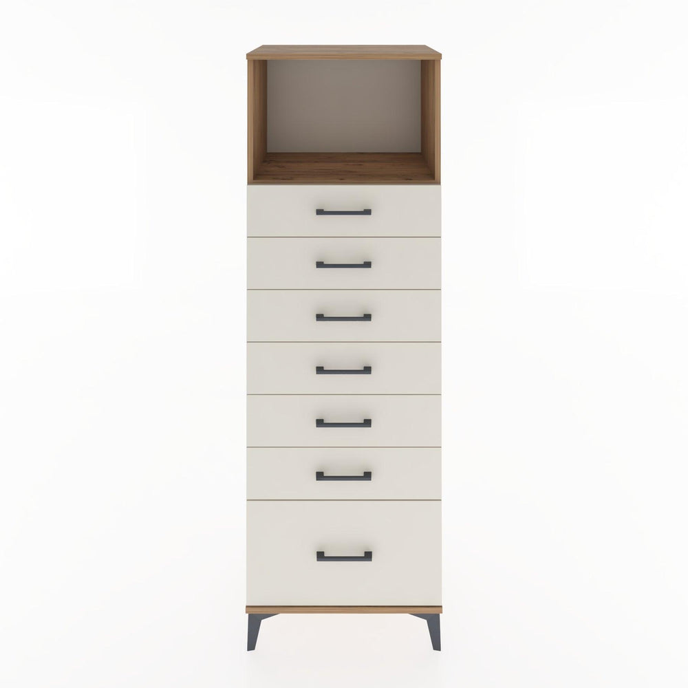 Woodntry Modüler Dolap Çam 60x44x170 cm Çekmeceli ve Raflı CR38-3