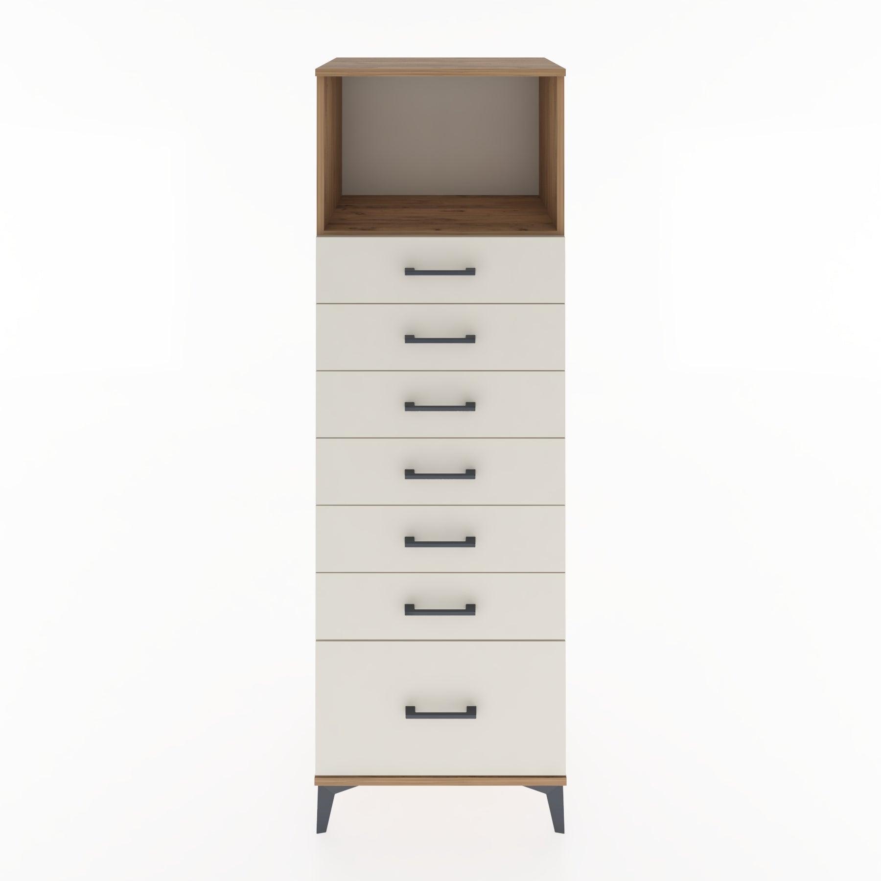 Woodntry Modular Cabinet Pine 60x44x170 cm with Drawers and Shelves CR38-3