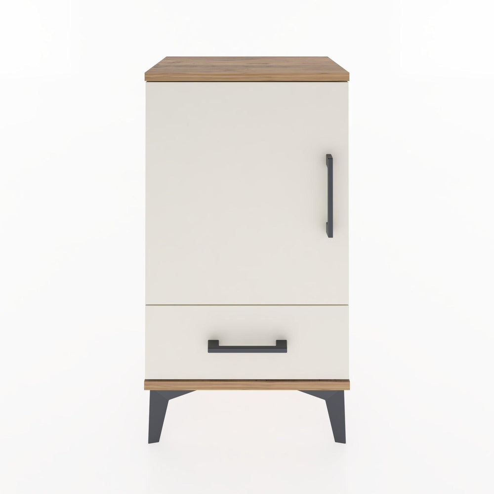 Woodntry Modüler Komodin Çekmece ve Kapaklı V3 44x30x68 cm Çam - Woodntry