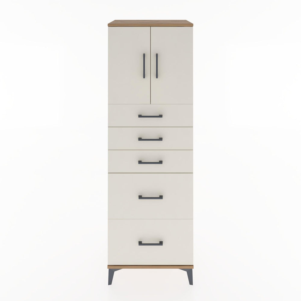 Woodntry Modular Cabinet Pine 60x44x170 cm with Doors and Drawers KC18-3