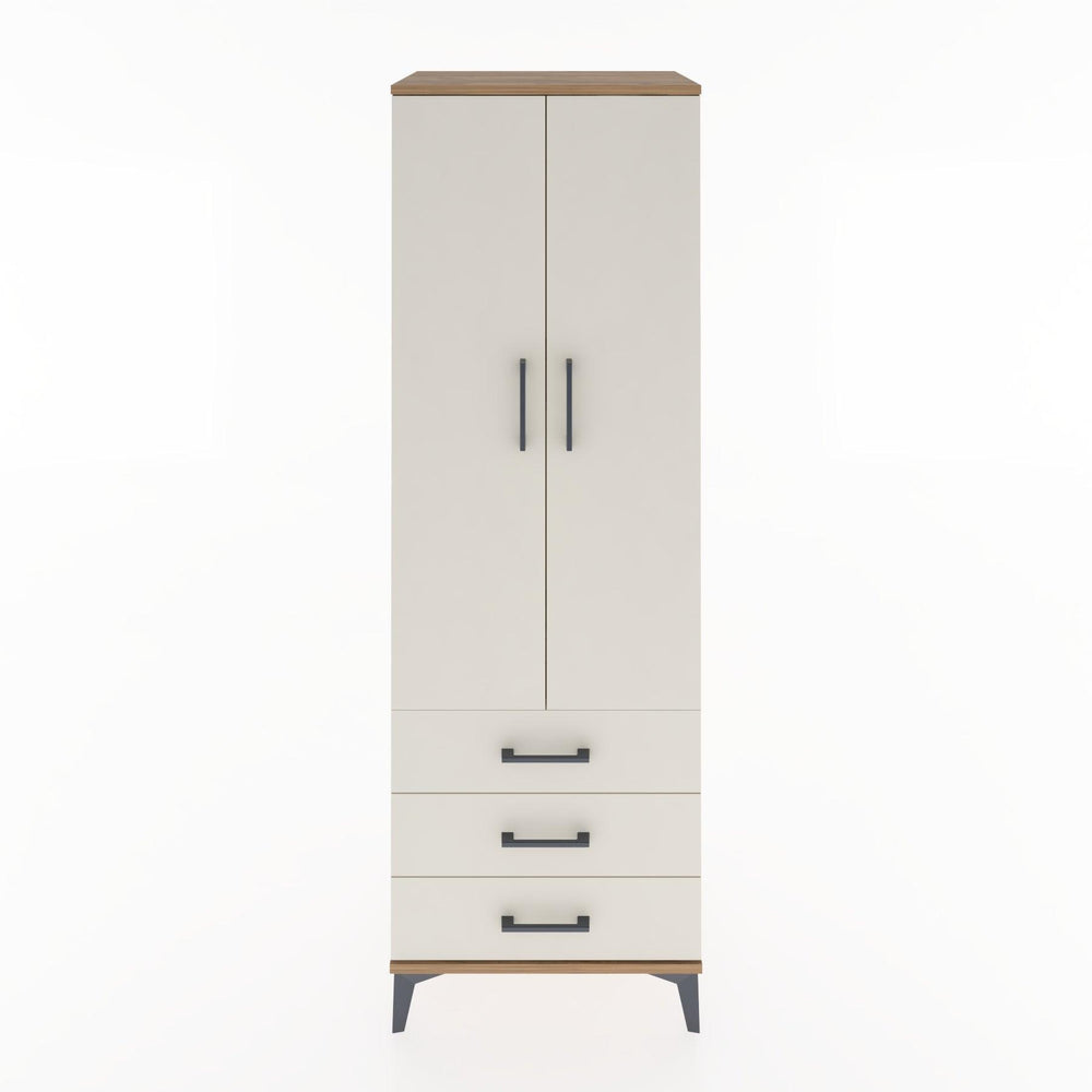 Woodntry Modüler Dolap Çam 60x44x170 cm Kapaklı ve Çekmeceli KC6-3