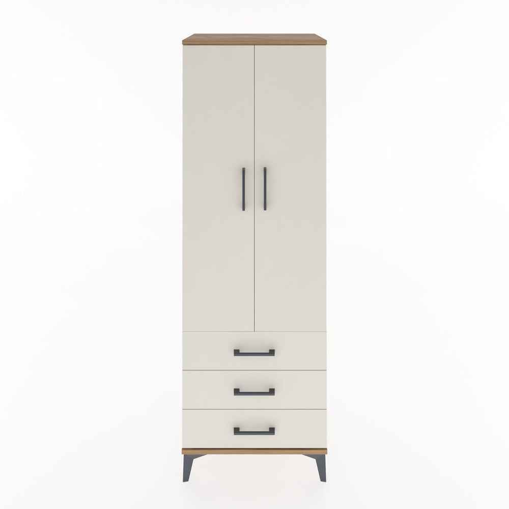 Woodntry Modüler Dolap Çam 60x44x170 cm Kapaklı ve Çekmeceli KC28-3