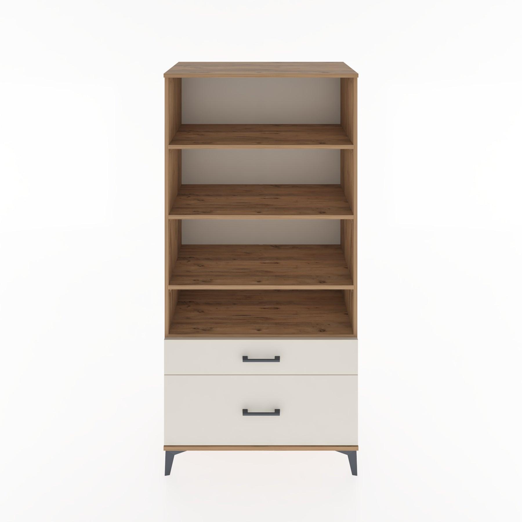 Woodntry Modular Cabinet Pine 88x44x170 cm with Drawers and Shelves CR43-3