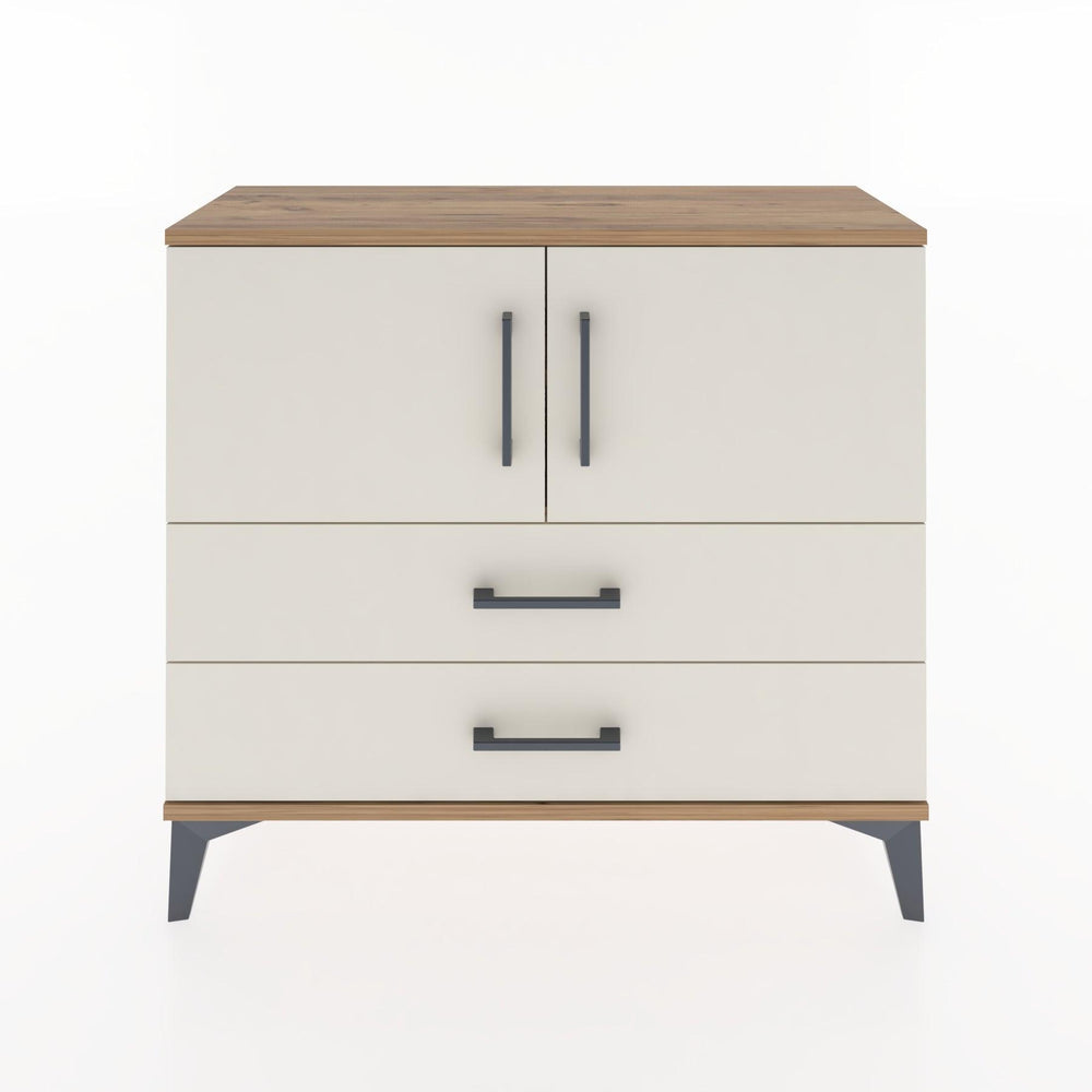 Woodntry Modüler Şifonyer Kapak ve Çekmeceli T1 88x30x94 cm Çam - Woodntry