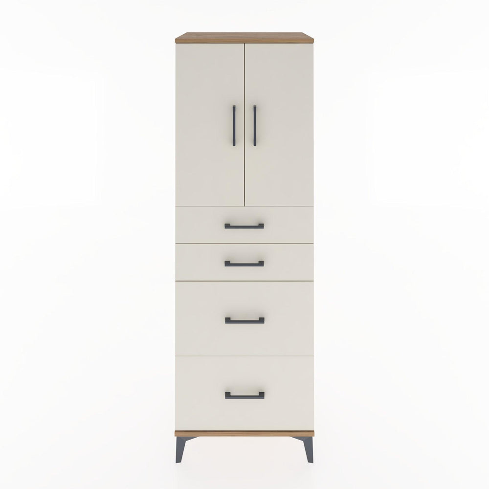 Woodntry Modular Cabinet Pine 60x44x170 cm with Doors and Drawers KC19-3