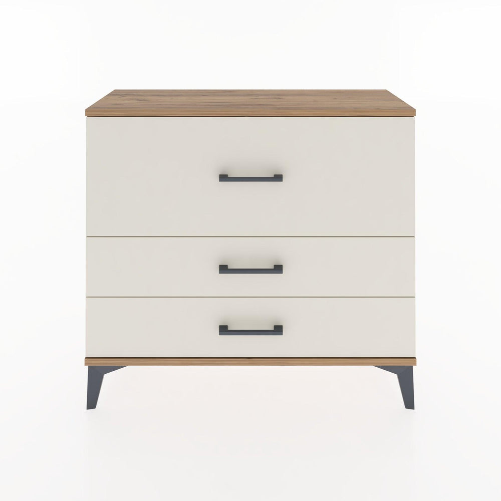 Woodntry Modüler Şifonyer Üç Çekmeceli V4 88x30x68 cm Çam - Woodntry