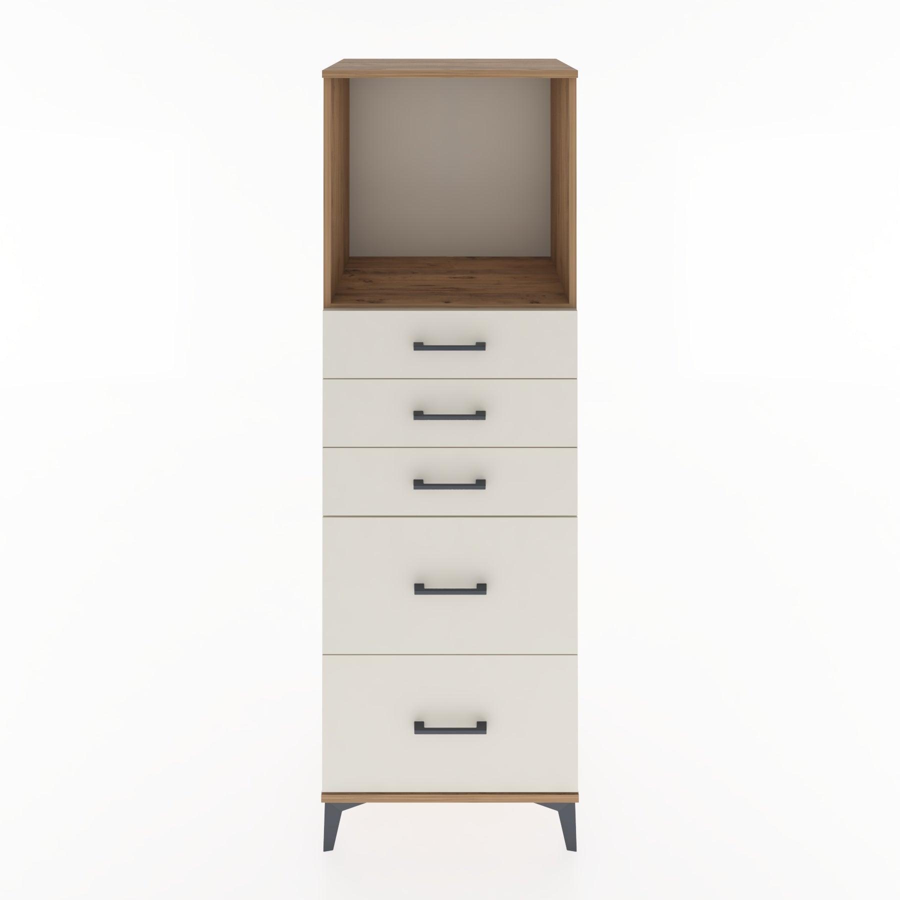 Woodntry Modular Cabinet Pine 60x44x170 cm with Drawers and Shelves CR45-3