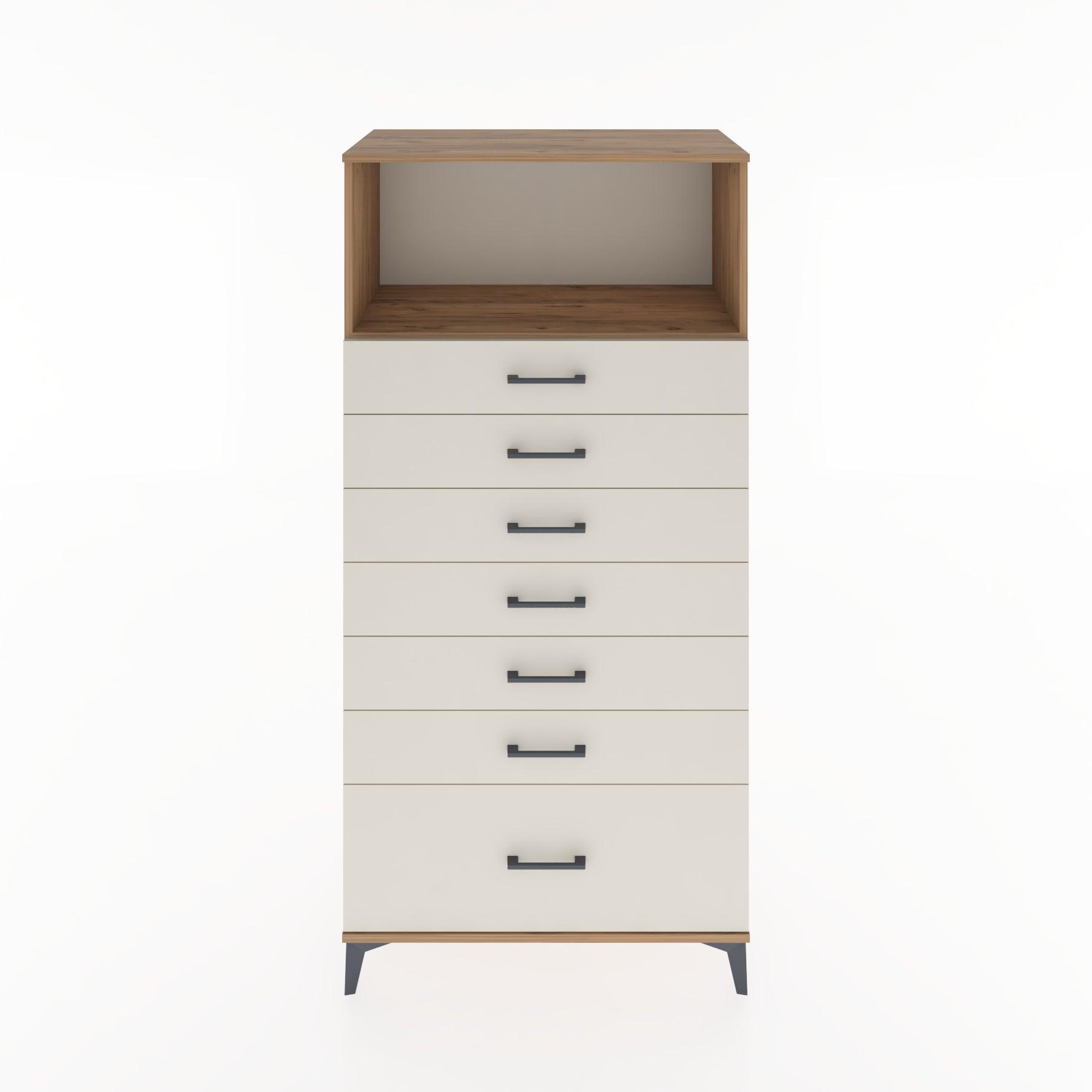 Woodntry Modular Cabinet Pine 88x44x170 cm with Drawers and Shelves CR38-3