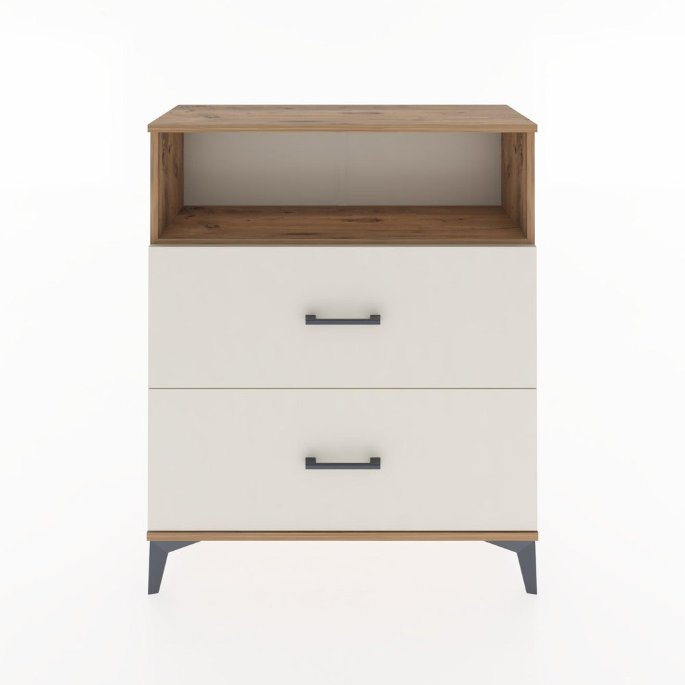 Woodntry Modüler Şifonyer Çam 88x30x94 cm Çekmeceli ve Raflı CR14-3