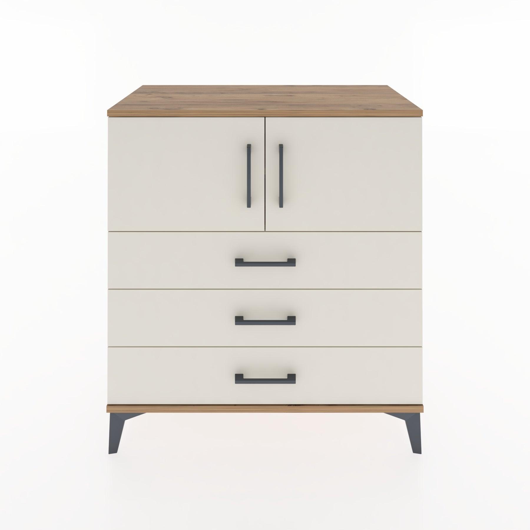 Woodntry Modular Dresser Pine 88x44x84 cm with Cover and Drawer KC97-3