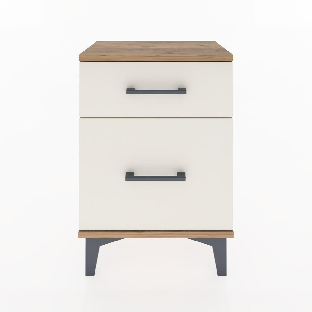 Woodntry Modüler Komodin Küçük ve Büyük Çekmece 44x30x52 cm Çam - Woodntry