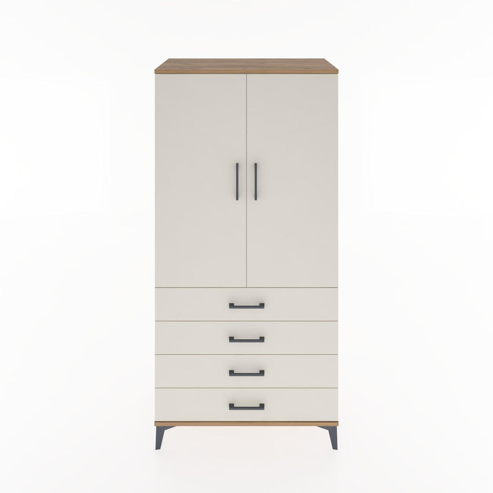 Woodntry Modular Cabinet Pine 88x44x170 cm with Doors and Drawers KC27-3