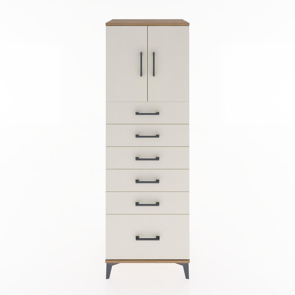Woodntry Modular Cabinet Pine 60x44x170 cm with Doors and Drawers KC11-3