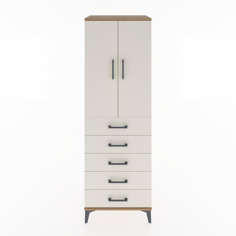 Woodntry Modular Cabinet Pine 60x44x170 cm with Doors and Drawers KC4-3