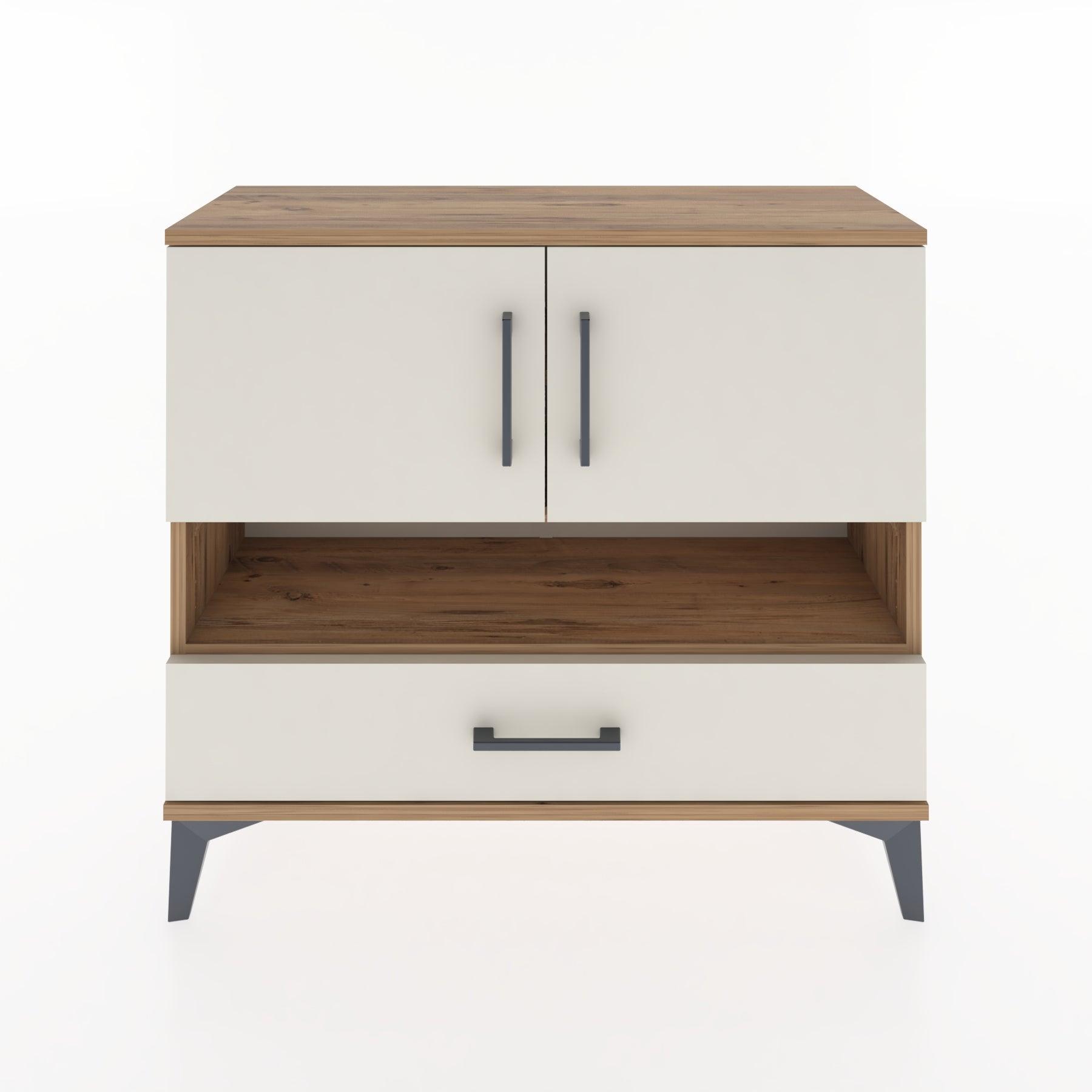 Woodntry Modüler Şifonyer Çam 88x30x68 cm Fonksiyonel F37-3