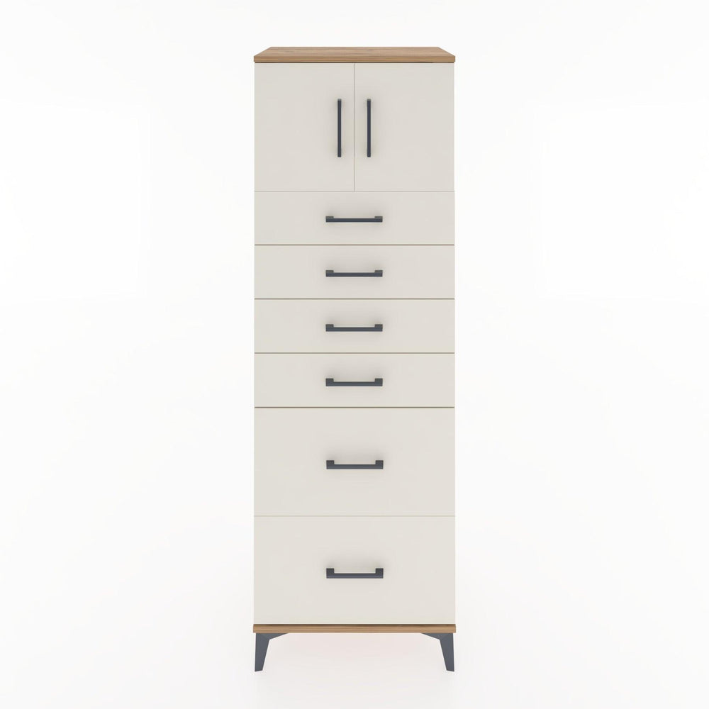 Woodntry Modular Cabinet Pine 60x44x170 cm with Doors and Drawers KC17-3