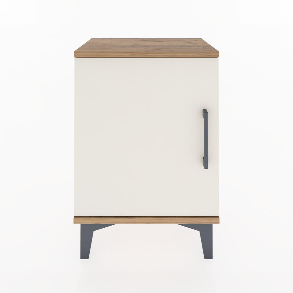 Woodntry Modüler Komodin Tek Kapaklı 44x30x52 cm Çam - Woodntry