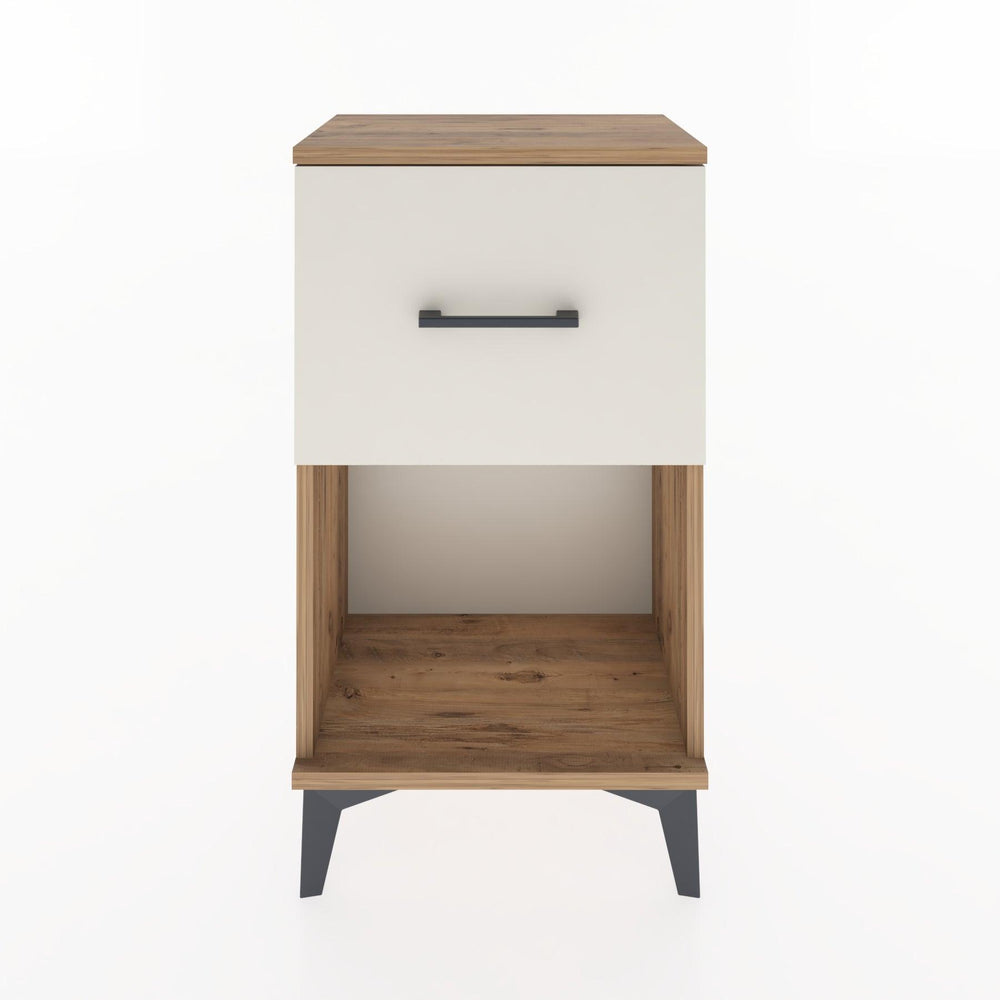 Woodntry Modüler Komodin Tek Çekmece ve Raflı V1 44x30x68 cm Çam - Woodntry